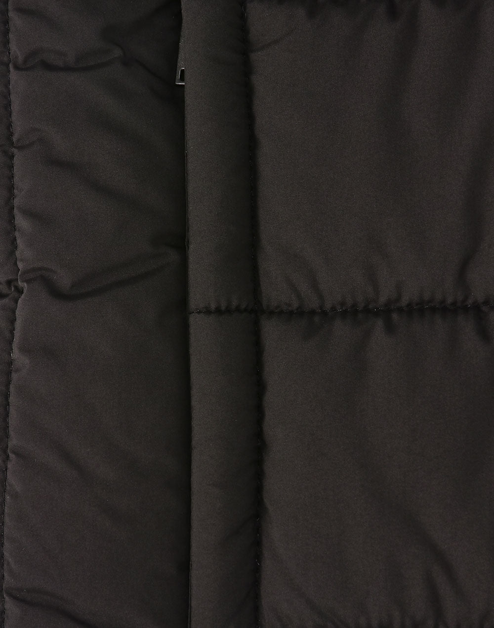 Mens Sustainable Insulated Puffer Jacket (3D Cut) - Black - Fabric
