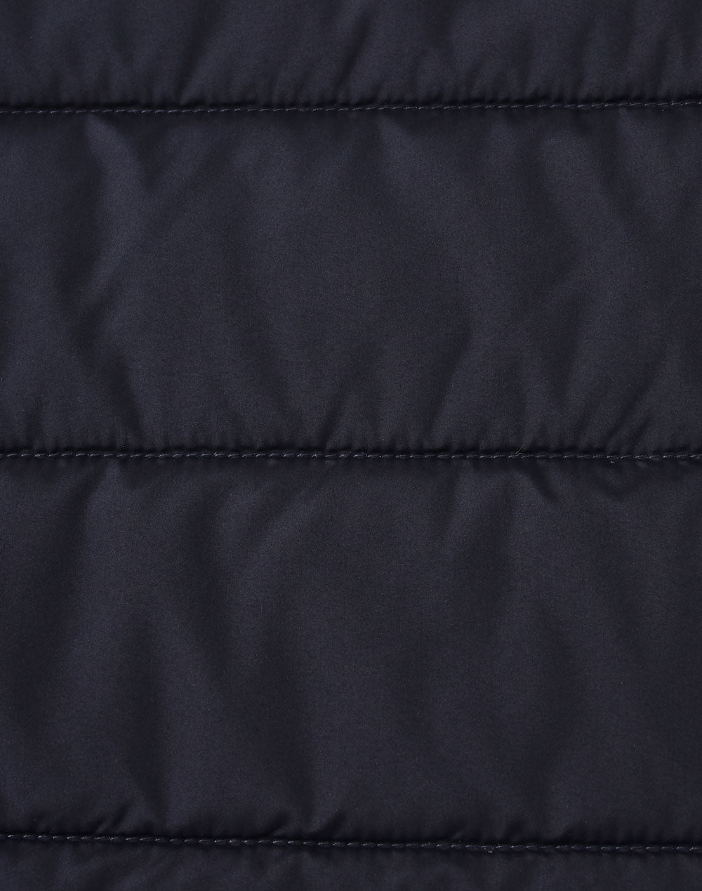 Mens Sustainable Insulated Puffer Jacket (3D Cut) - Navy - Fabric