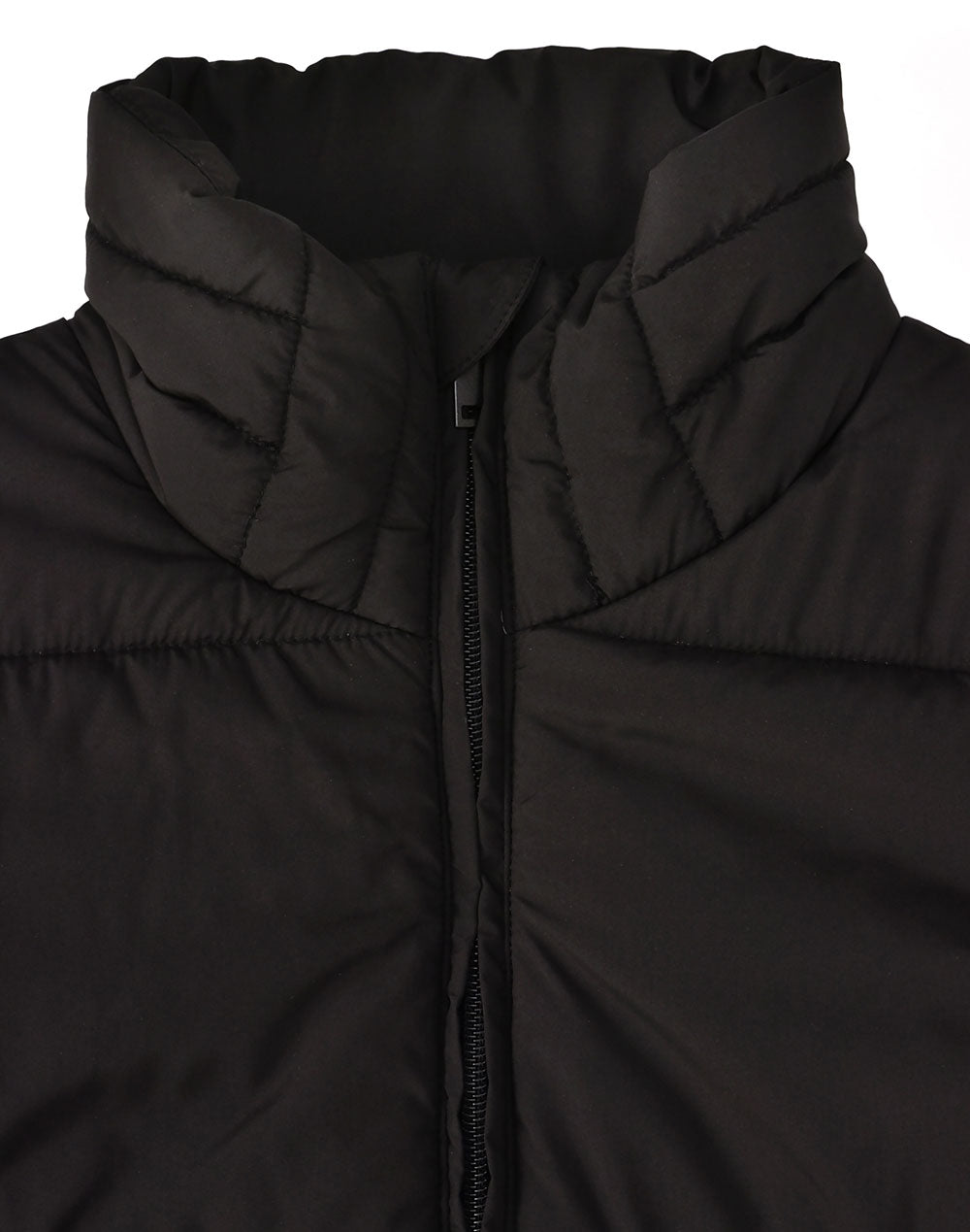 Ladies Sustainable Insulated Puffer Jacket (3D Cut) - Black - View