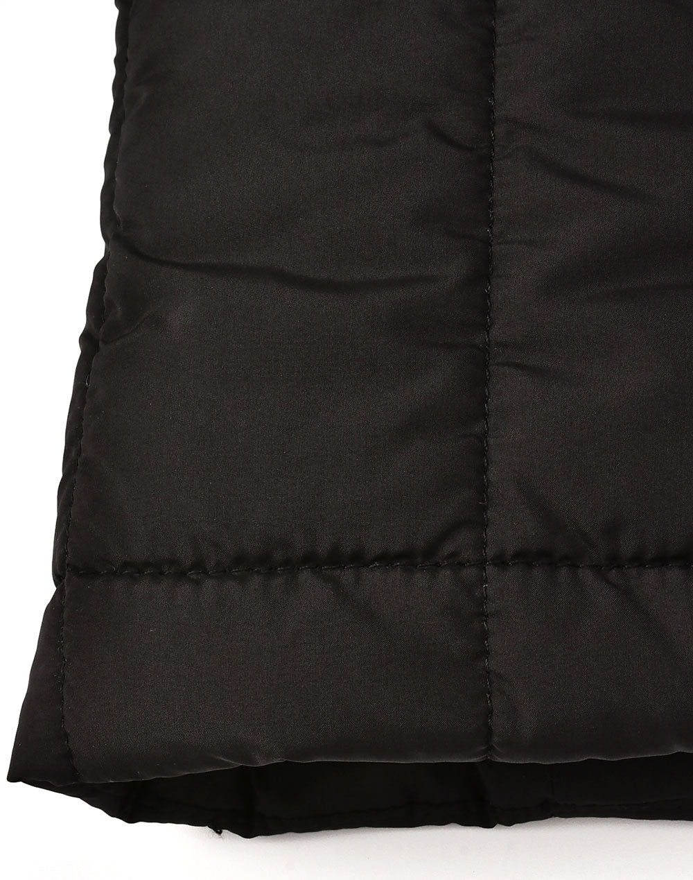 Ladies Sustainable Insulated Puffer Jacket (3D Cut) - Black - Fabric
