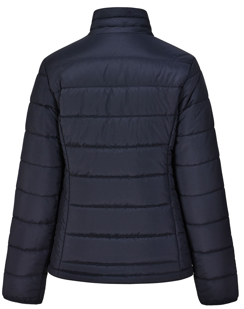 Ladies Sustainable Insulated Puffer Jacket (3D Cut) - Navy - Back