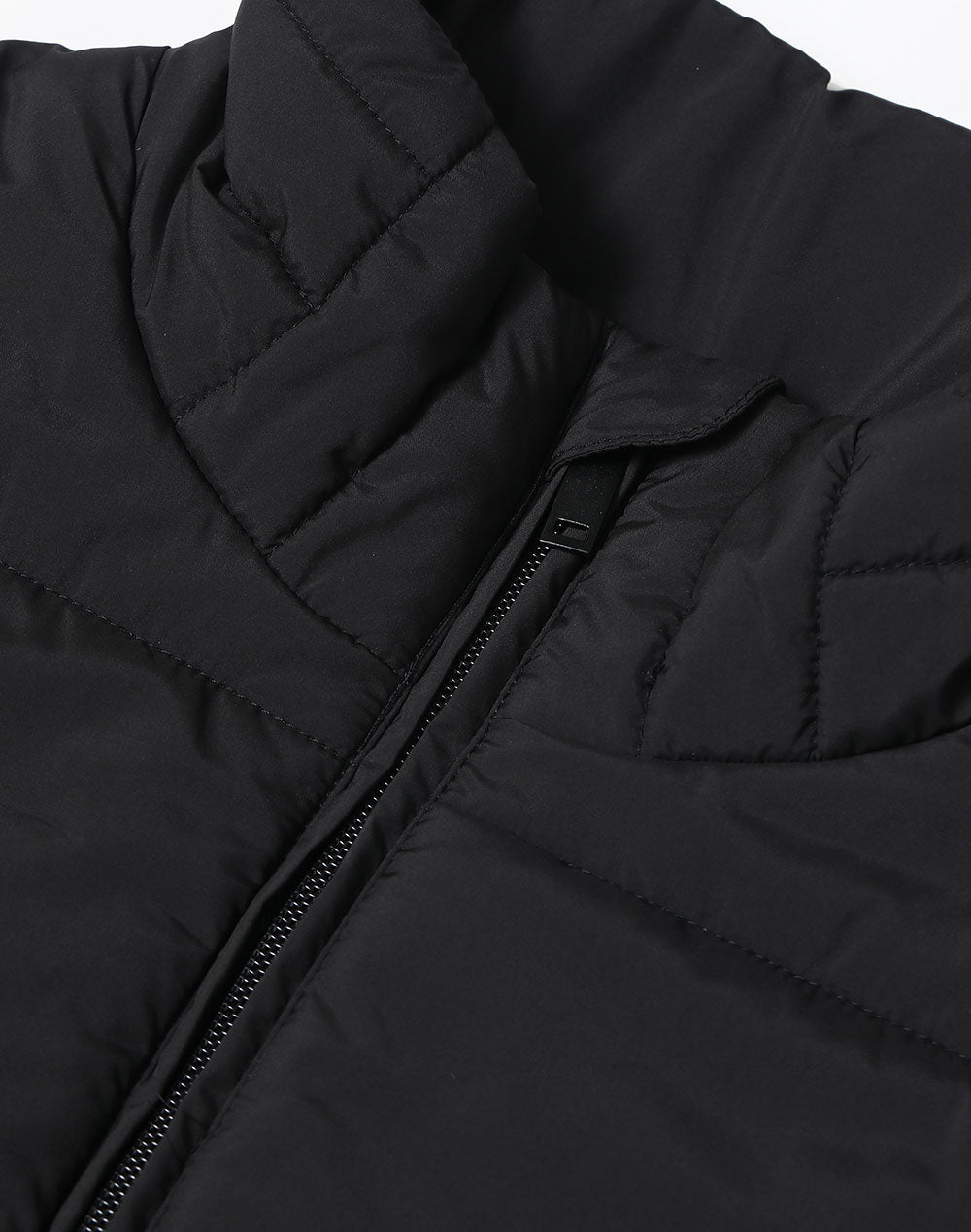 Sustainable Insulated Puffer Vest (3D Cut) Men's - Black - View