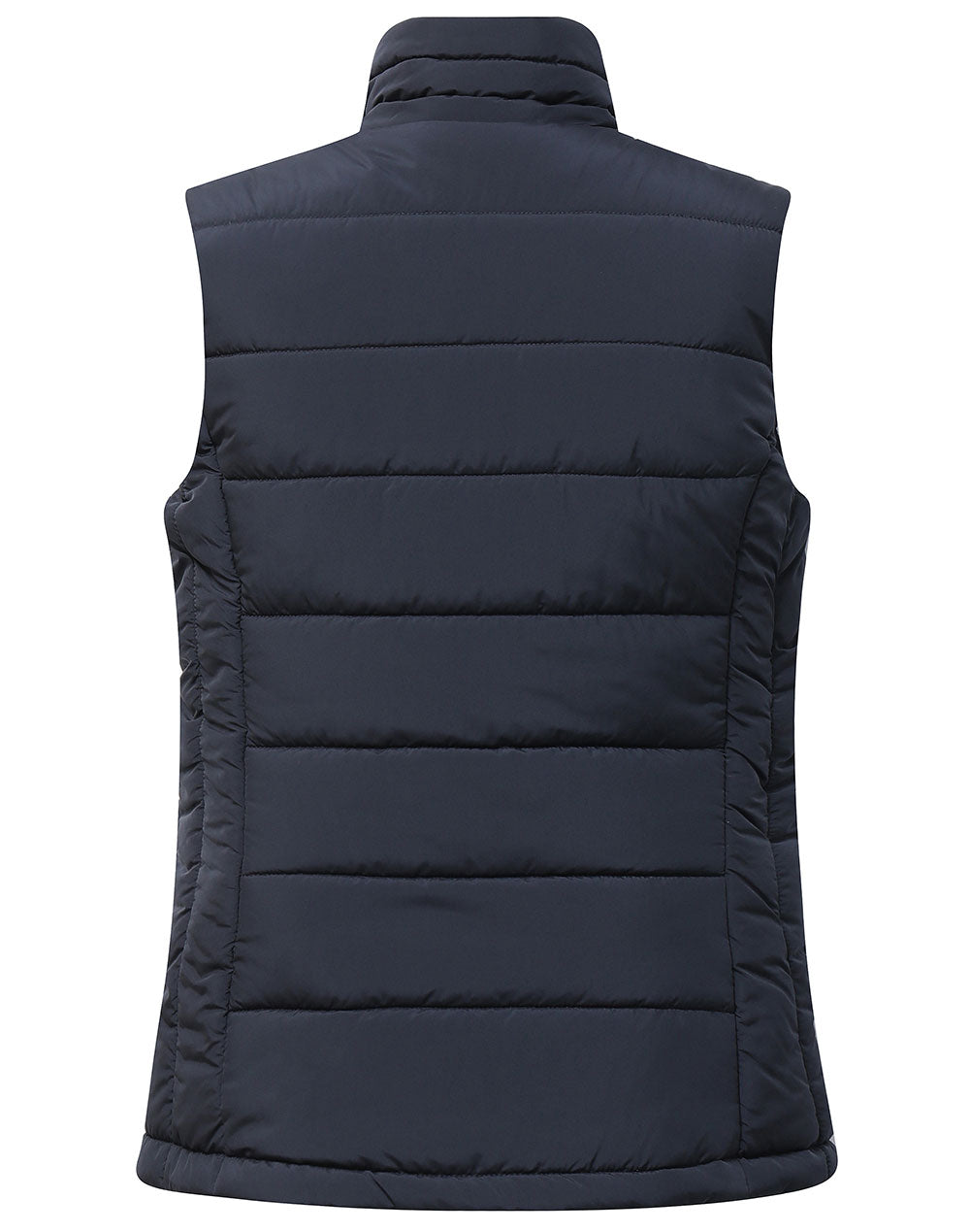 Sustainable Insulated Puffer Vest (3D Cut) Ladie's - Navy - Back