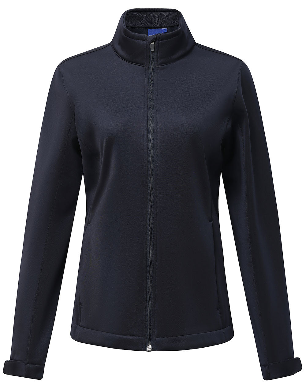 Sustainable Softshell Corporate Jacket ladie's - Navy - Front