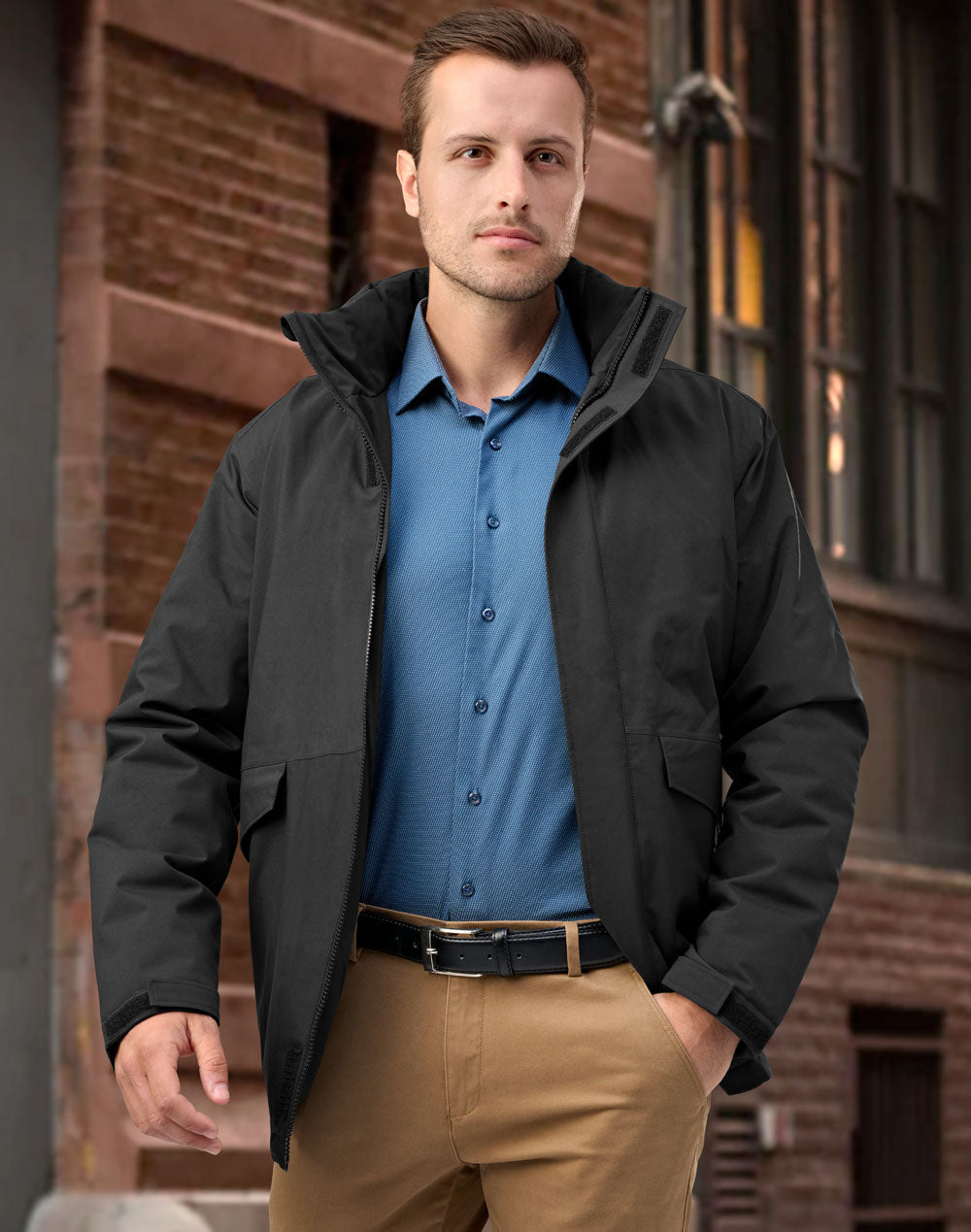 Unisex Waterproof Quilted Jacket - view