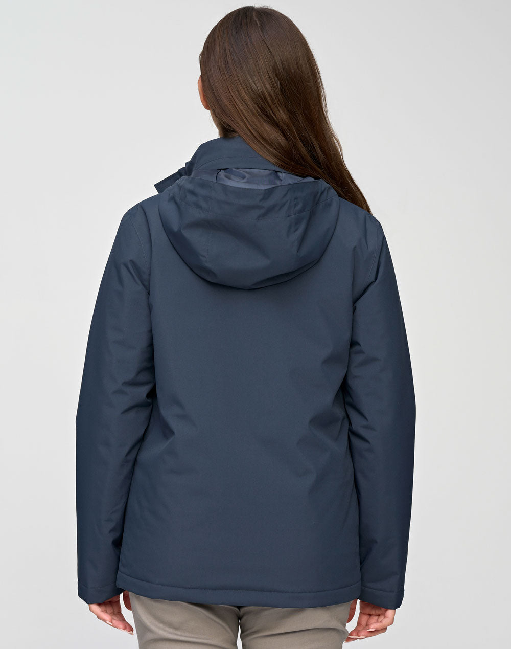 Unisex Waterproof Quilted Jacket - Back