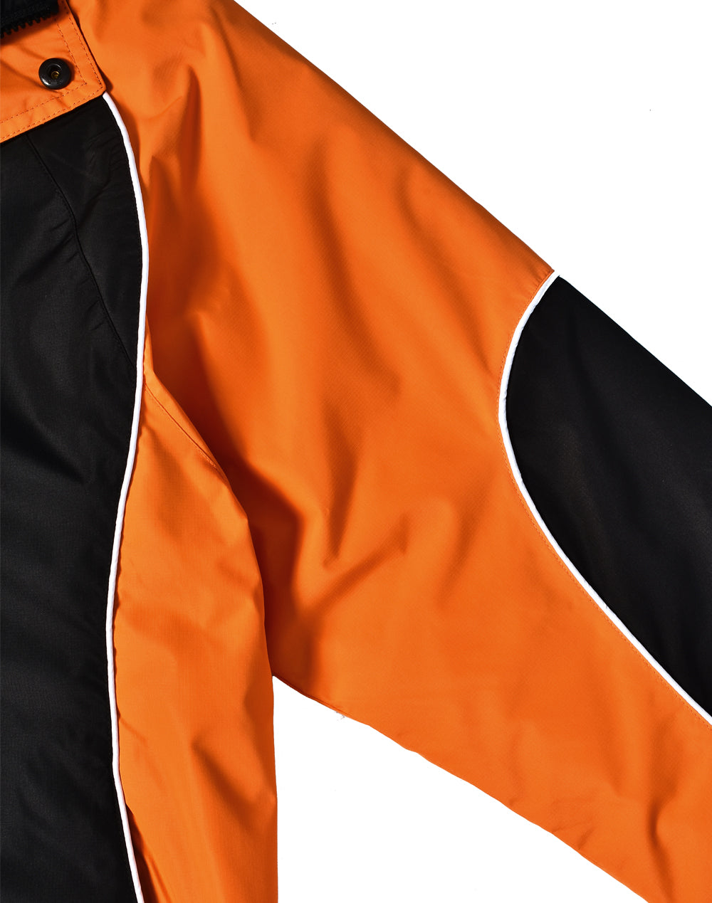 Arena Jacket Unisex - Black/White/Orange - View