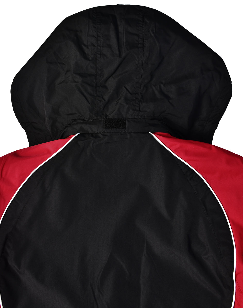 Arena Jacket Unisex - Black/White/Red - Back