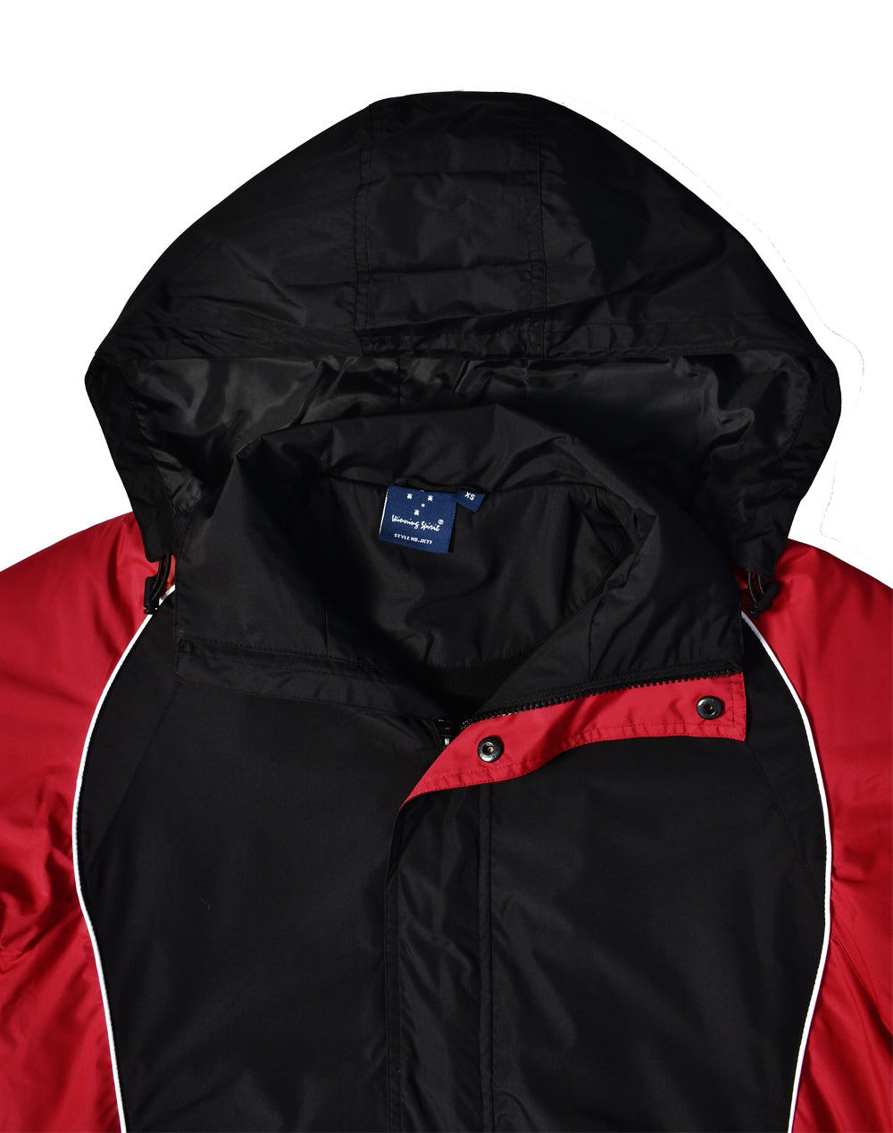 Arena Jacket Unisex - Black/White/Red - View