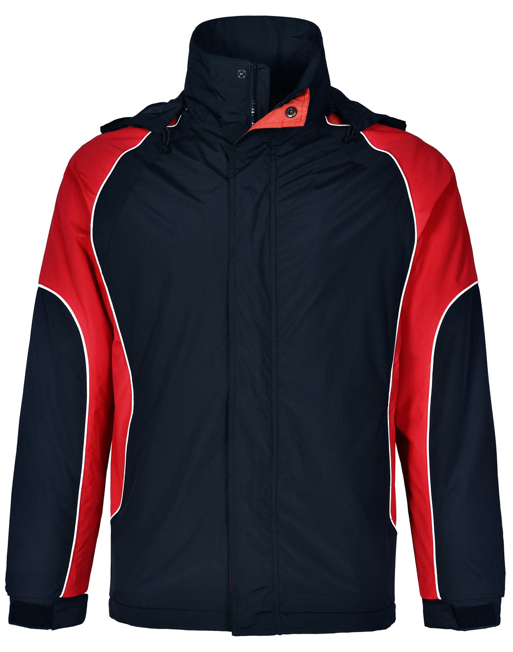 Arena Jacket Unisex - Navy/White/Red - Front