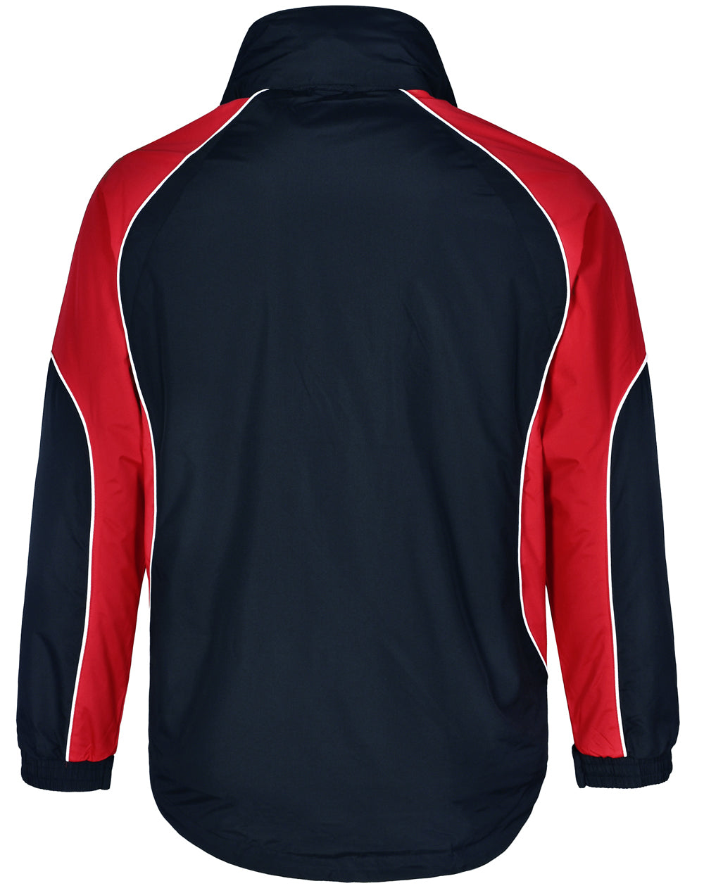 Arena Jacket Unisex - Navy/White/Red - Back