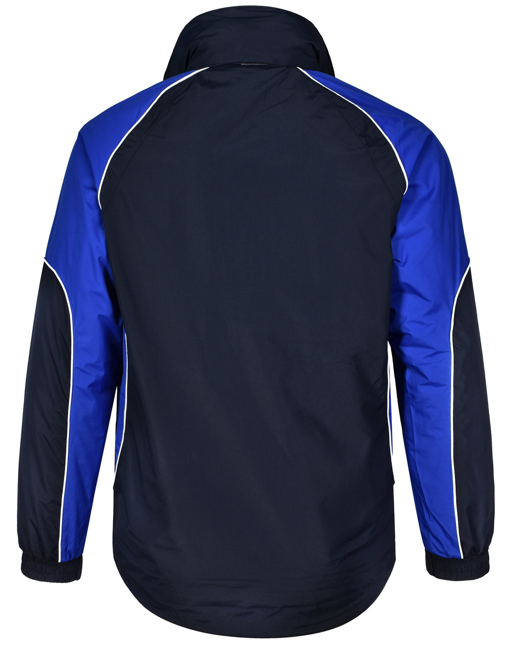 Arena Jacket Unisex - Navy/White/Royal - Back