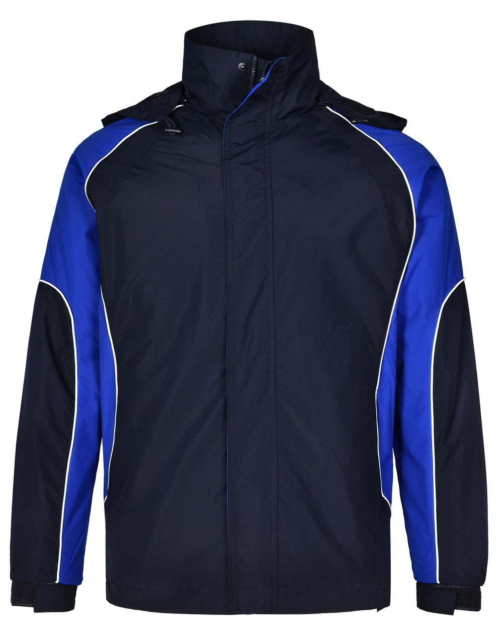 Arena Jacket Unisex - Navy/White/Royal - Front