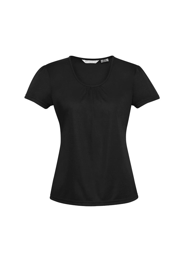 Chic Womens Top - Black - Front