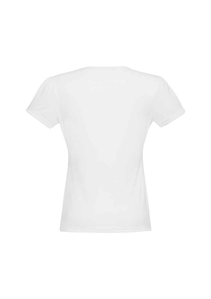 Chic Womens Top - White - Back
