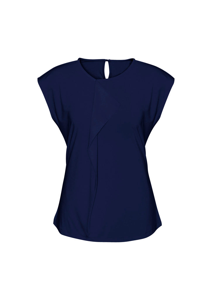 Mia Womens Top - Midnight Blue - Front