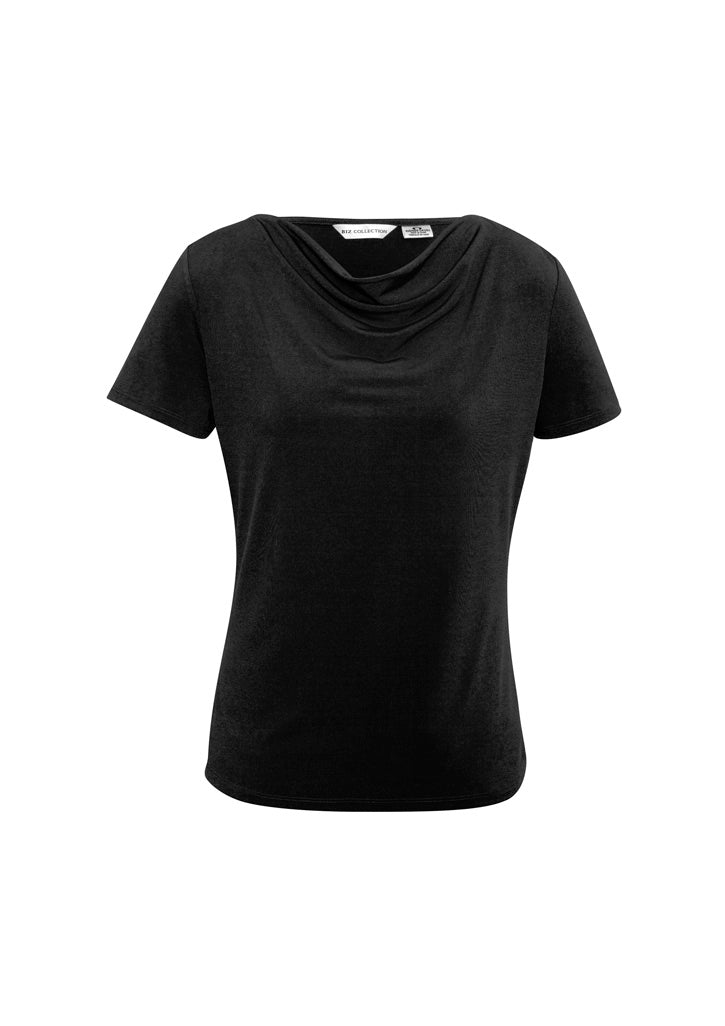 Ava Womens Top - Black - Front