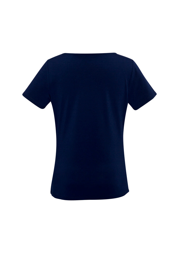 Ava Womens Top - Midnight Blue - Back