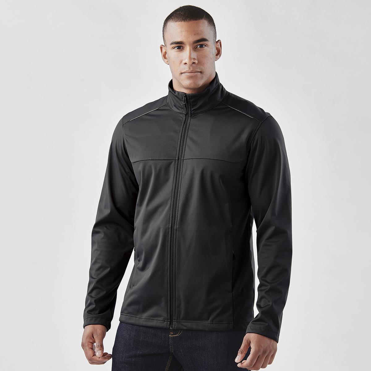 Men's Greenwich Lightweight Softshell - Black - Back
