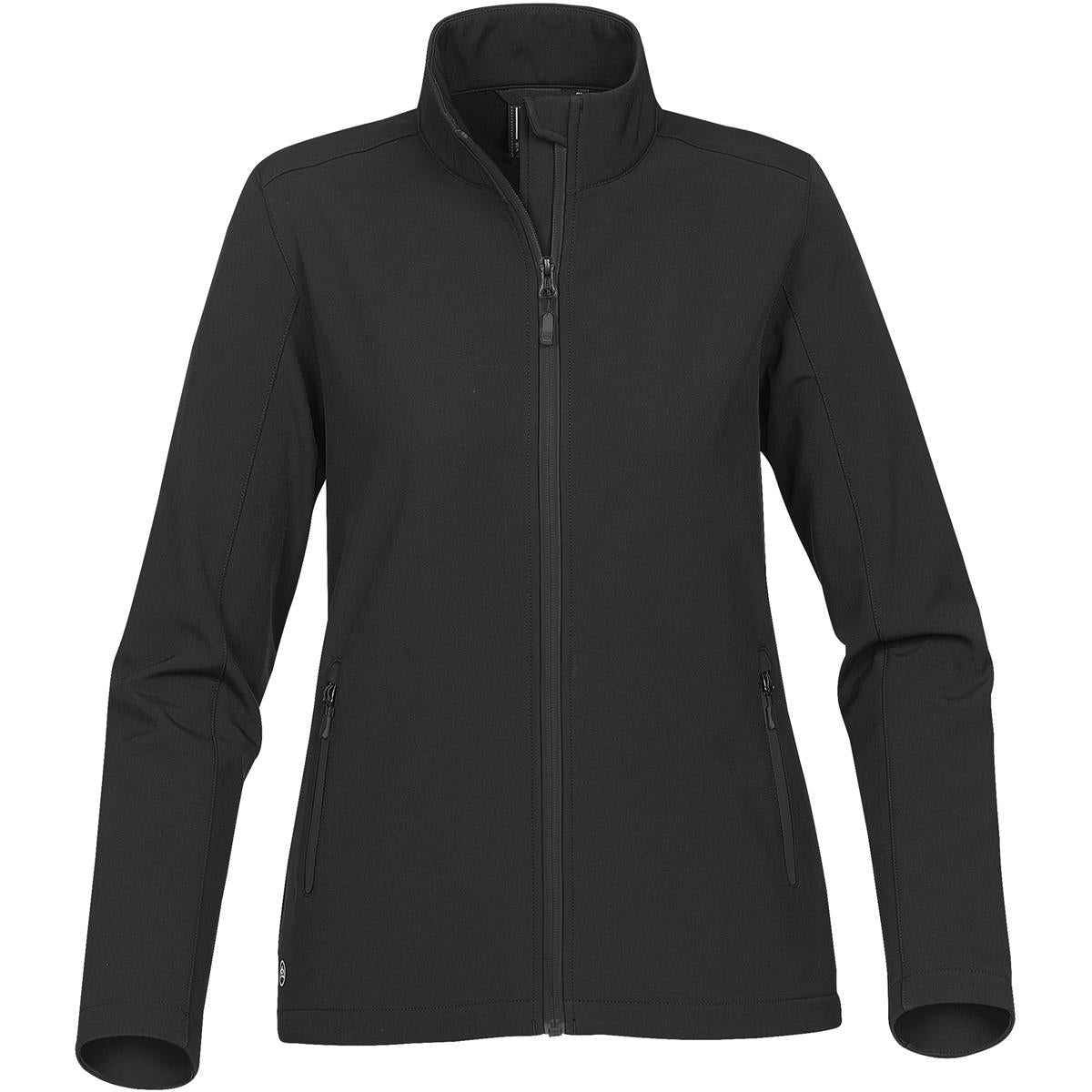 Women's Orbiter Softshell - Black / Carbon - Front