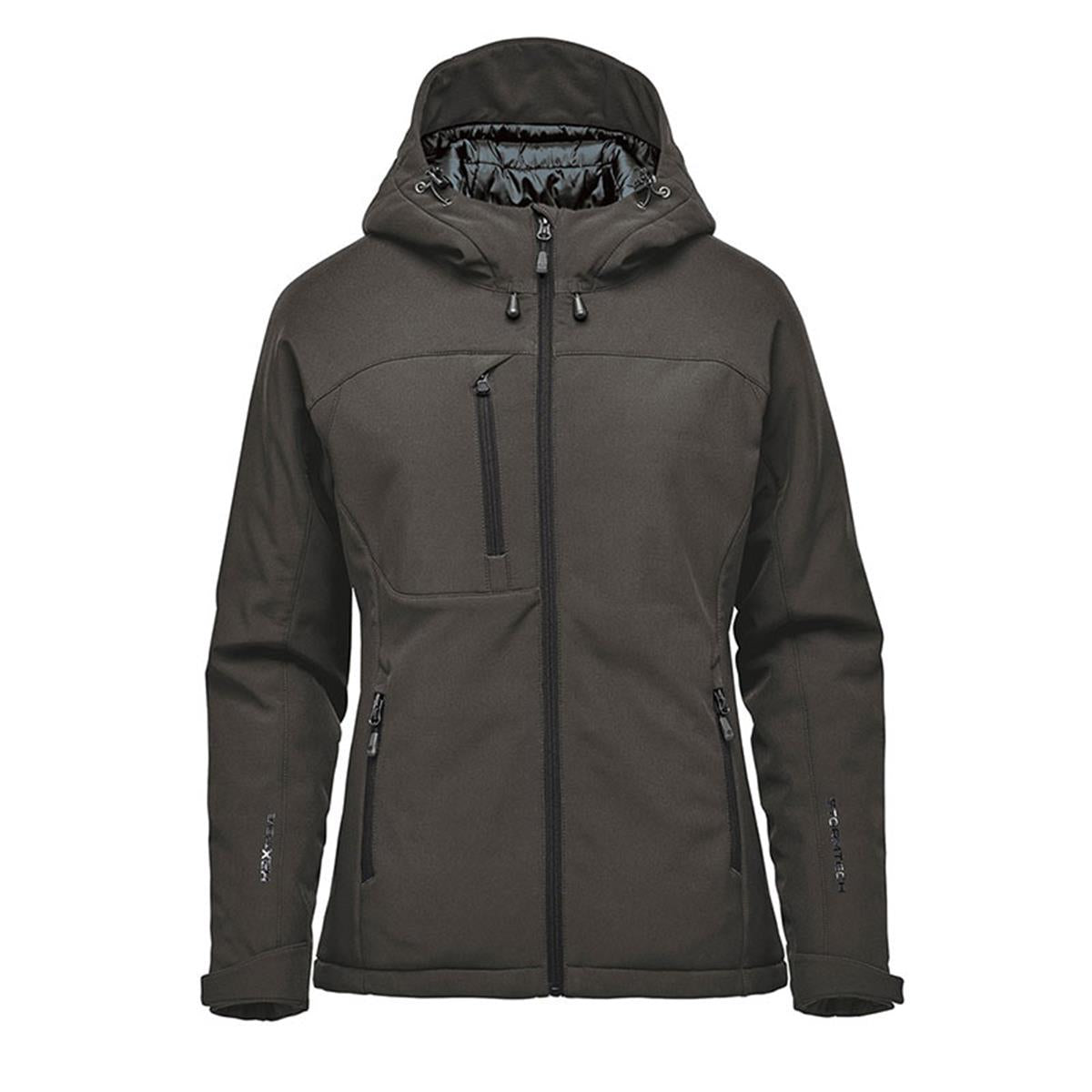 Women's Orbiter Insulated Softshell - Granite / Black - Front