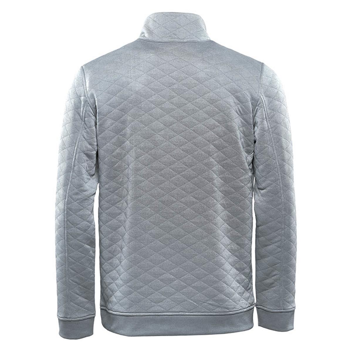 Men's Montebello Thermal 1/4 Zip Pullover - Ash Heather - Back