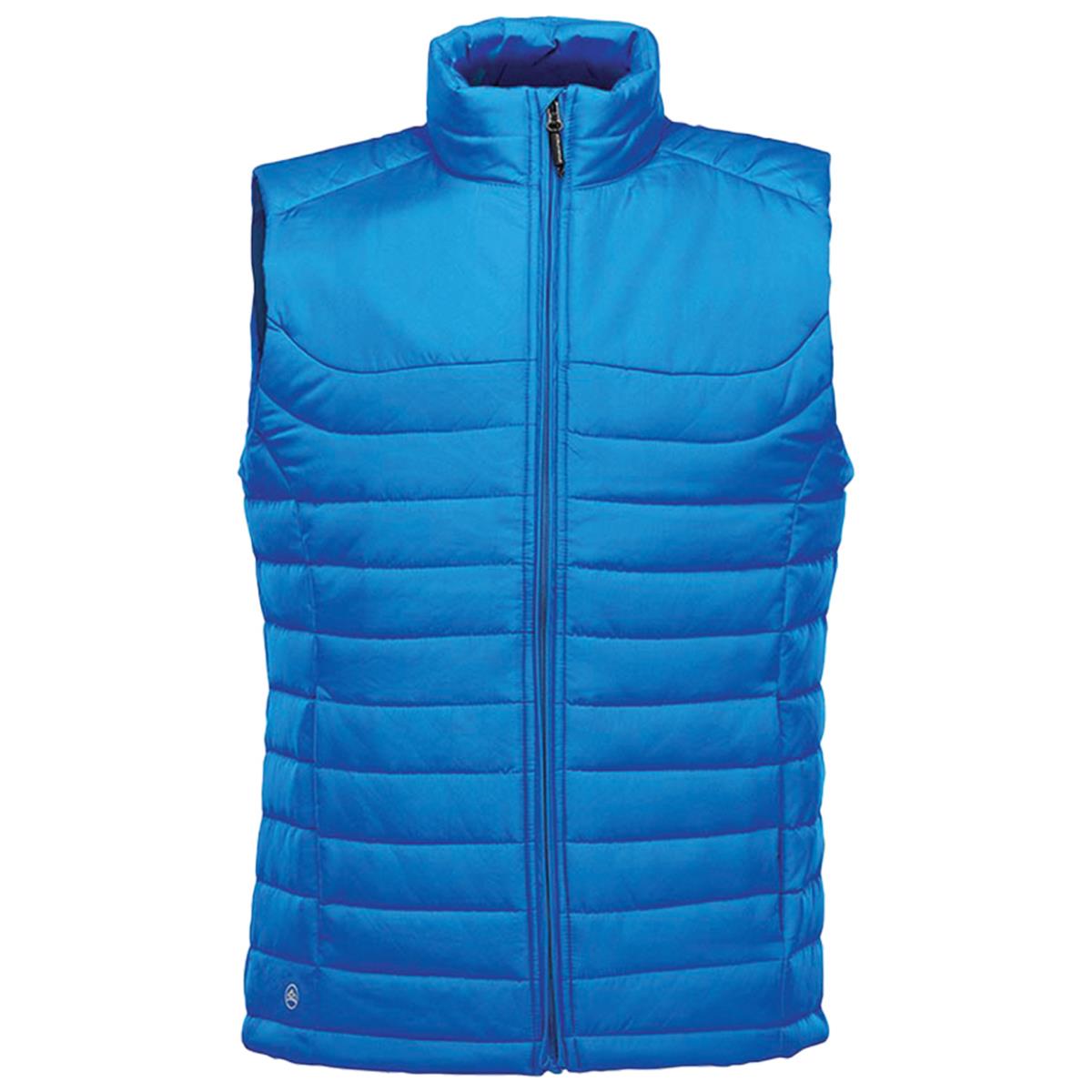 Men's Nautilus Quilted Vest - Azure Blue - Front