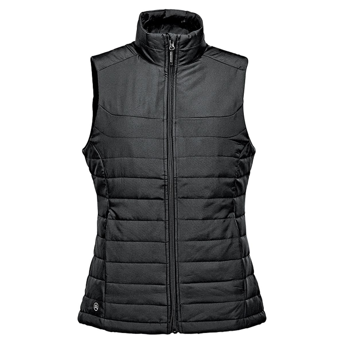 Women's Nautilus Quilted Vest - Black - Front