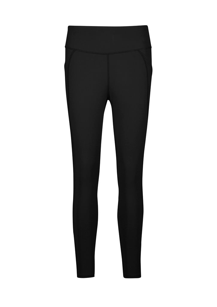 Luna Womens 7/8 Length Legging - Black - Front