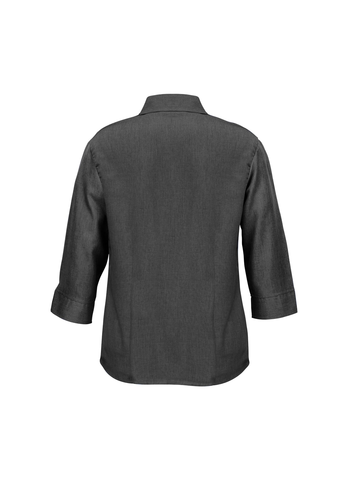 Oasis Womens 3/4 Sleeve Shirt - Charcoal - Back