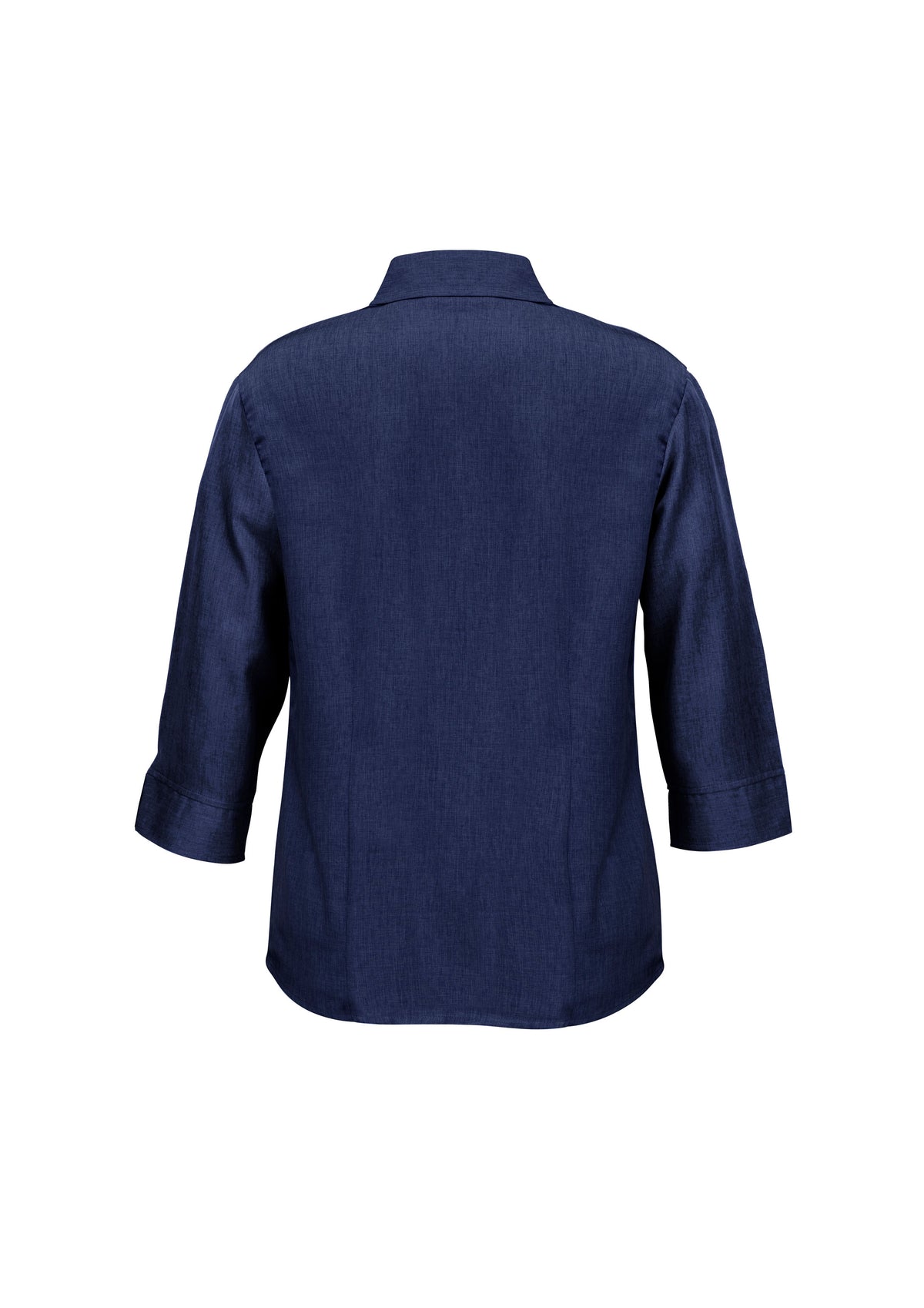 Oasis Womens 3/4 Sleeve Shirt - Navy - Back