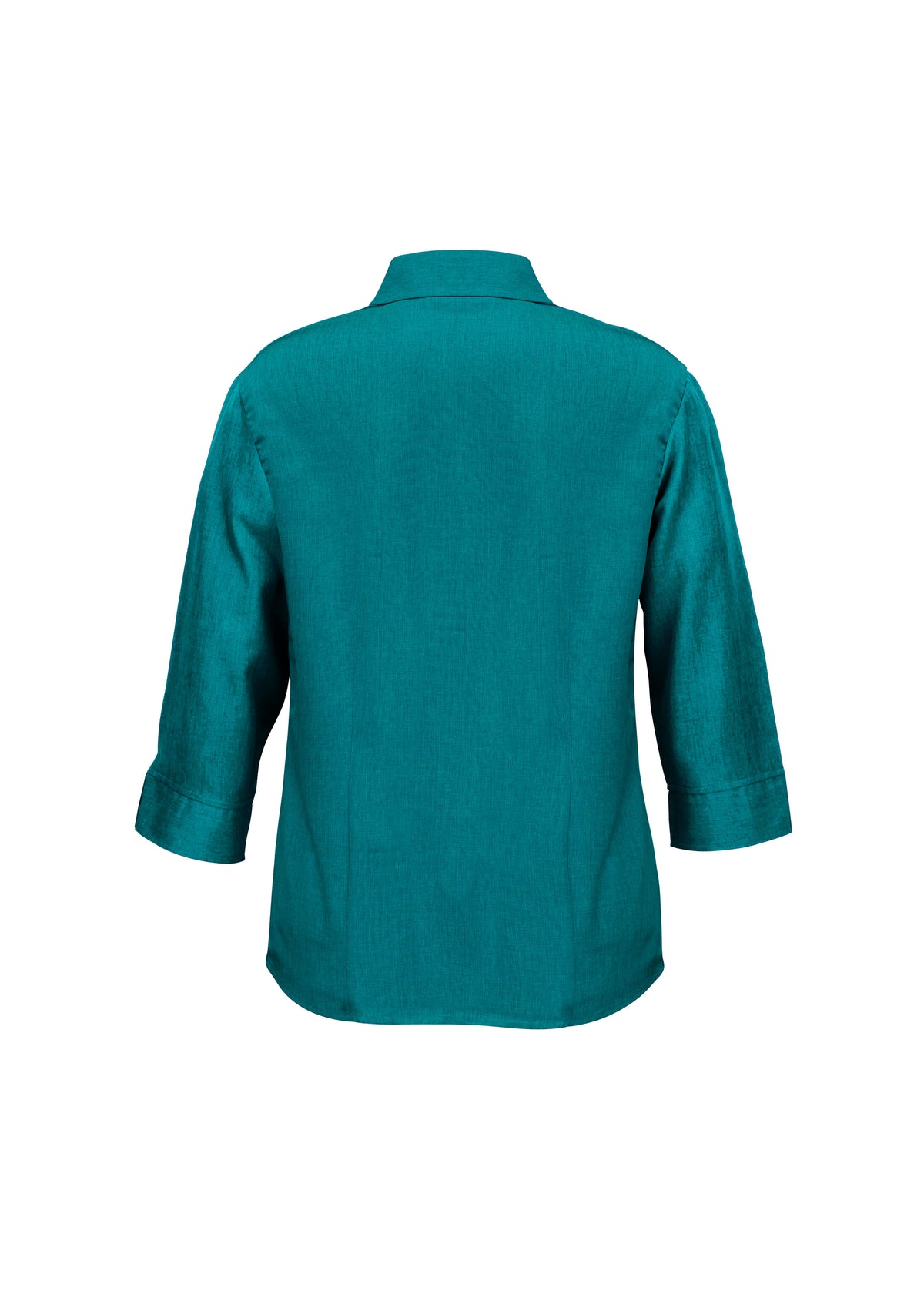 Oasis Womens 3/4 Sleeve Shirt - Teal - Back