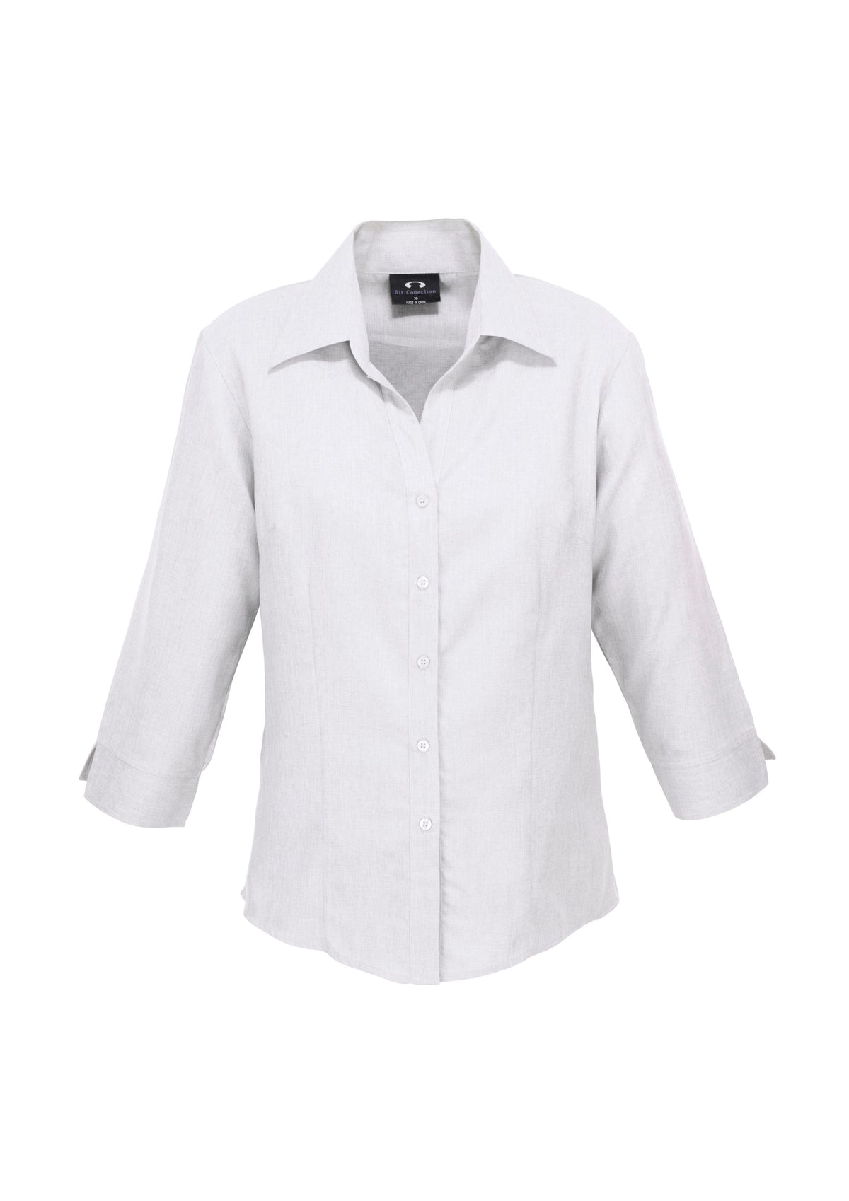 Oasis Womens 3/4 Sleeve Shirt - White - Front