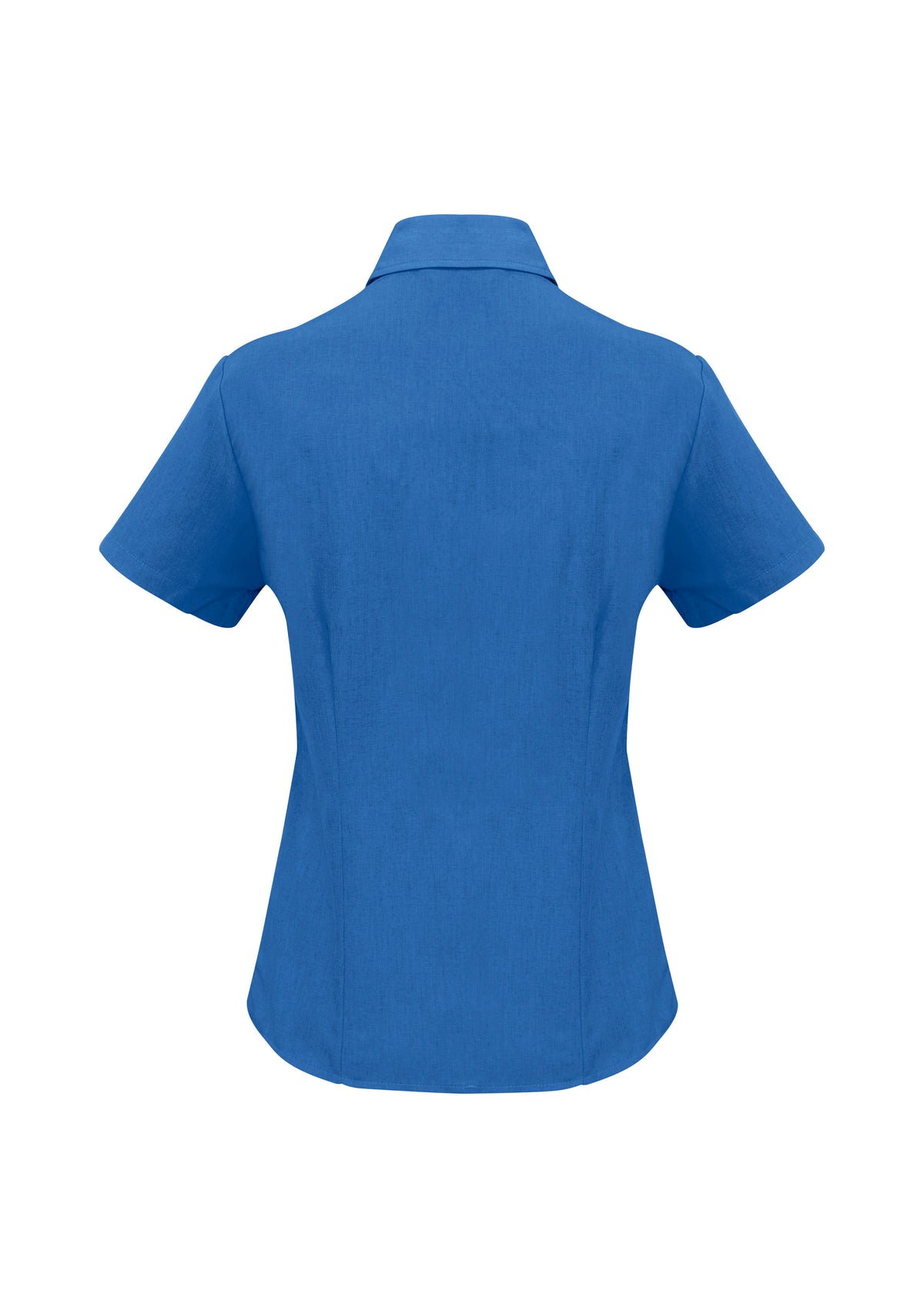 Oasis Womens Short Sleeve Shirt - Electric Blue - Back