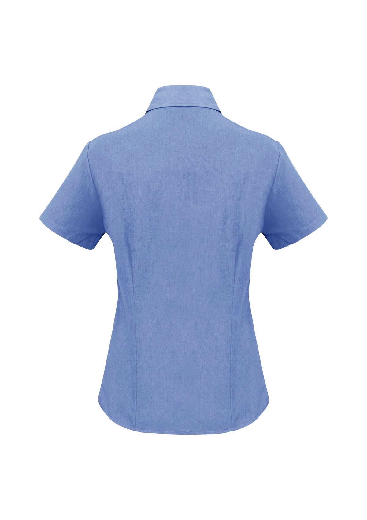 Oasis Womens Short Sleeve Shirt - Mid Blue - Back