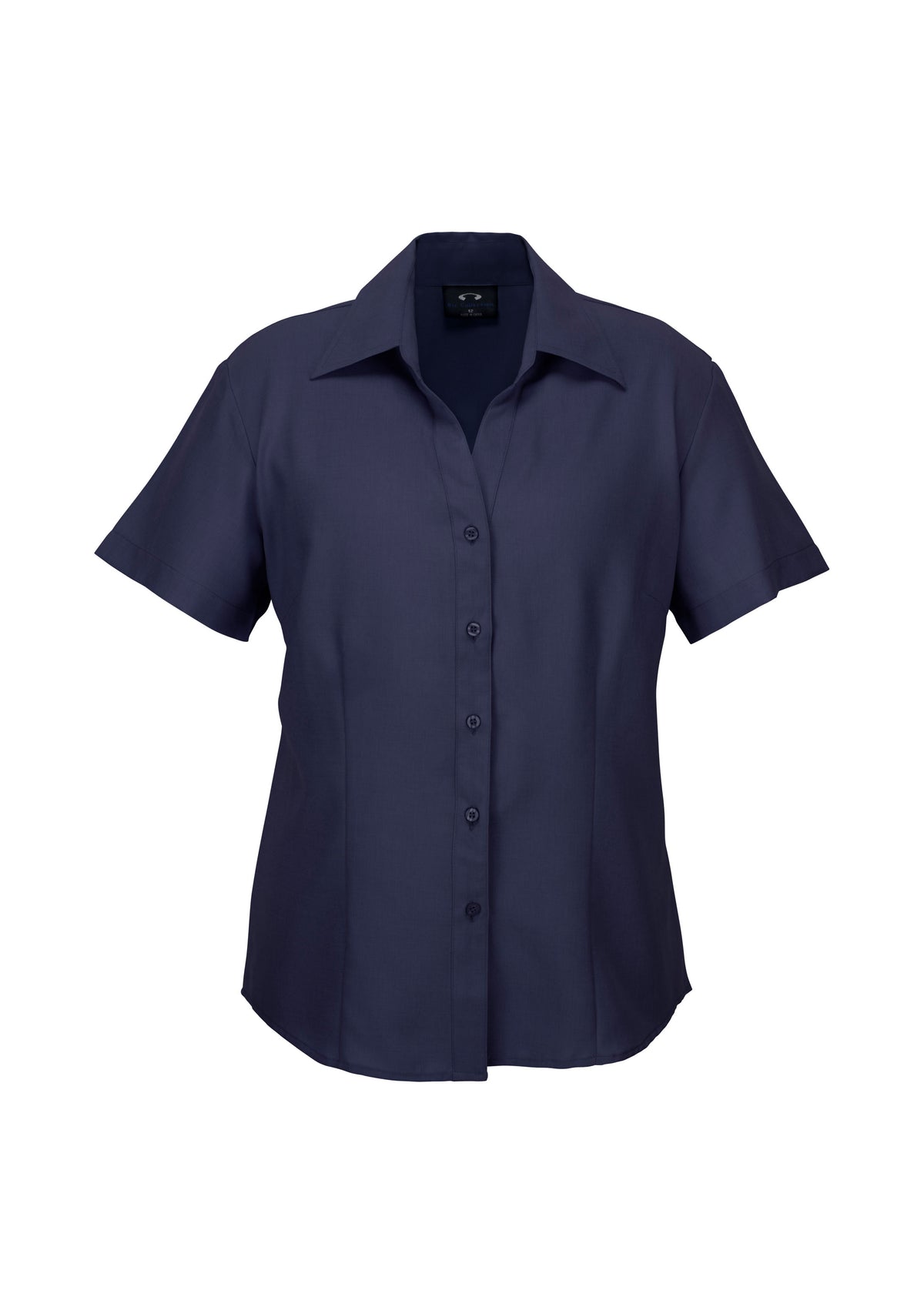 Oasis Womens Short Sleeve Shirt - Navy - Front