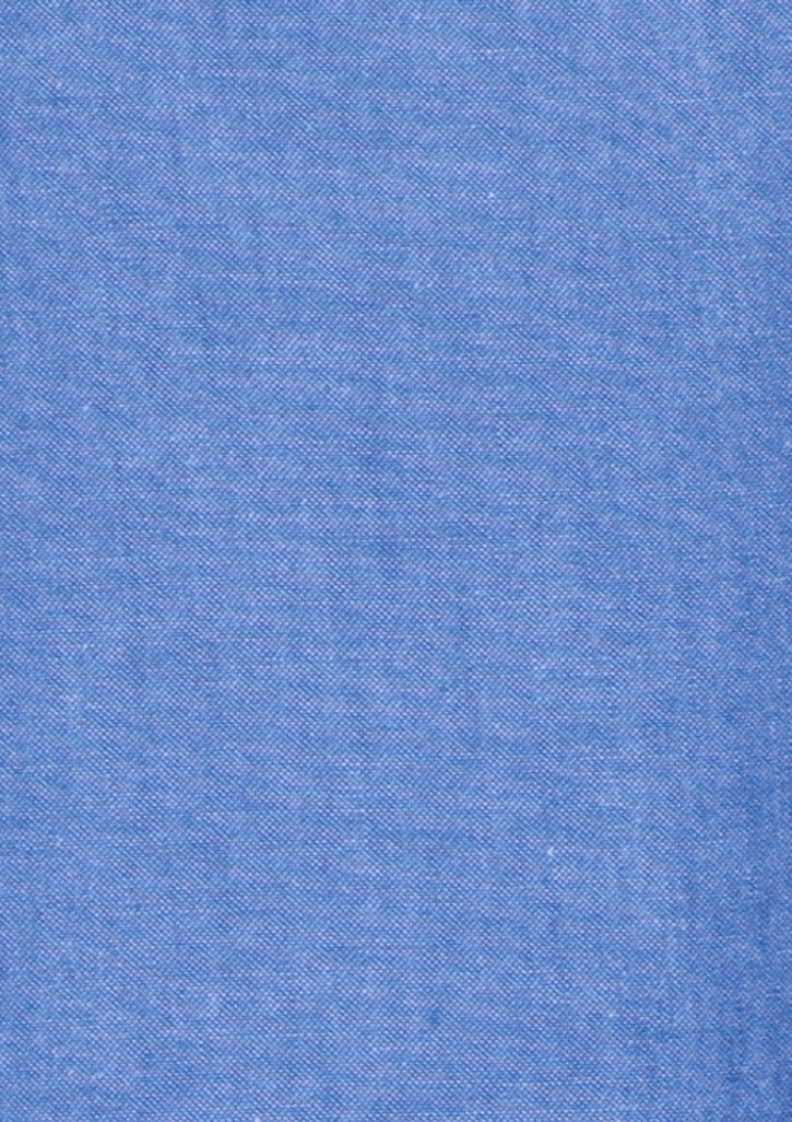 Chambray Womens Long Sleeve Shirt - Chambray Blue - View