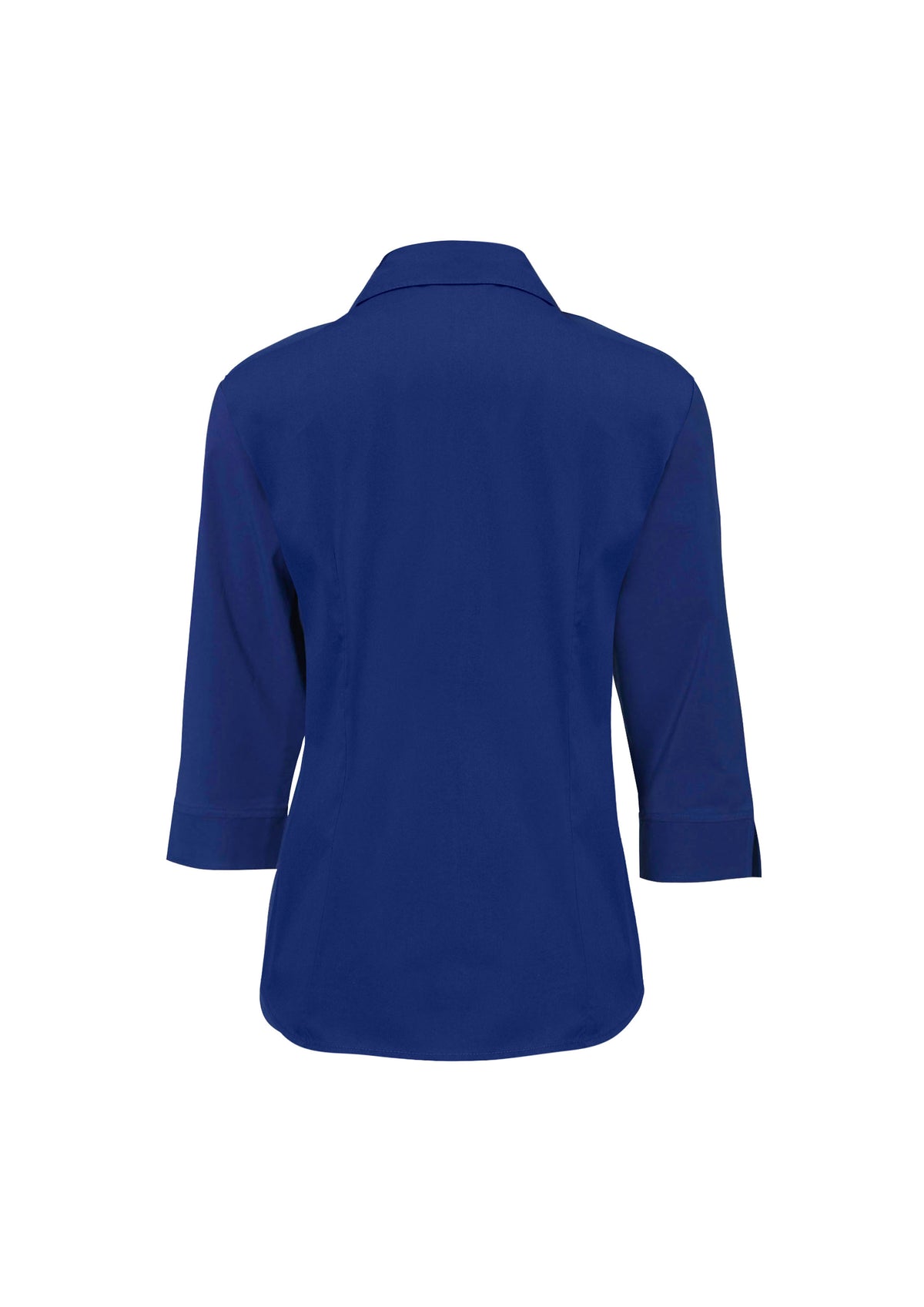 Metro Womens 3/4 Sleeve Shirt - Royal - Back