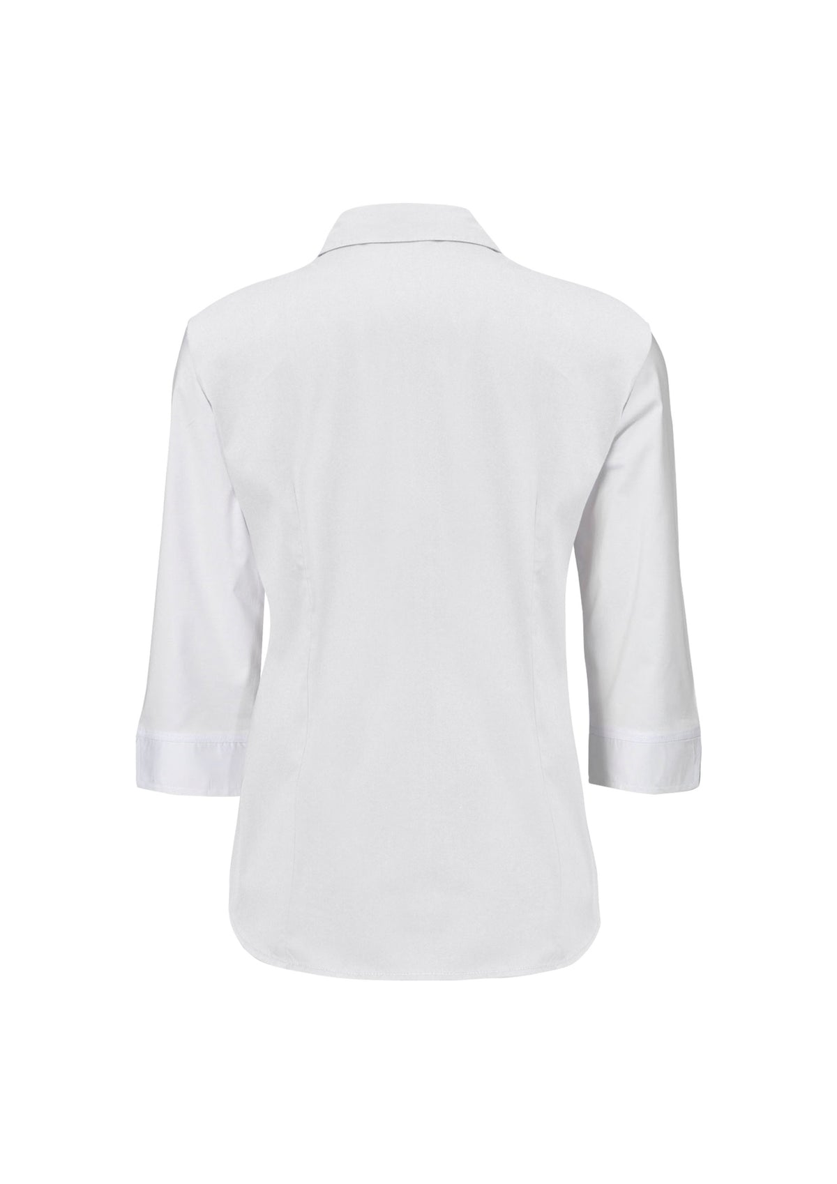 Metro Womens 3/4 Sleeve Shirt - White - Back