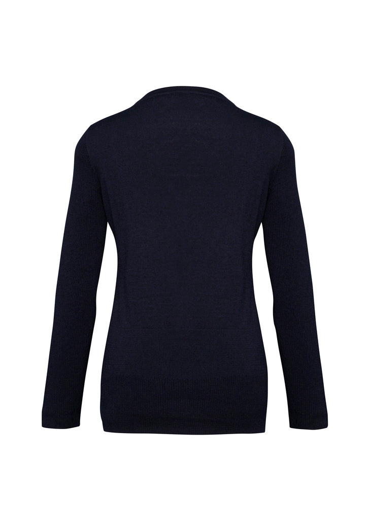 Milano Womens Cardigan - Navy - Back