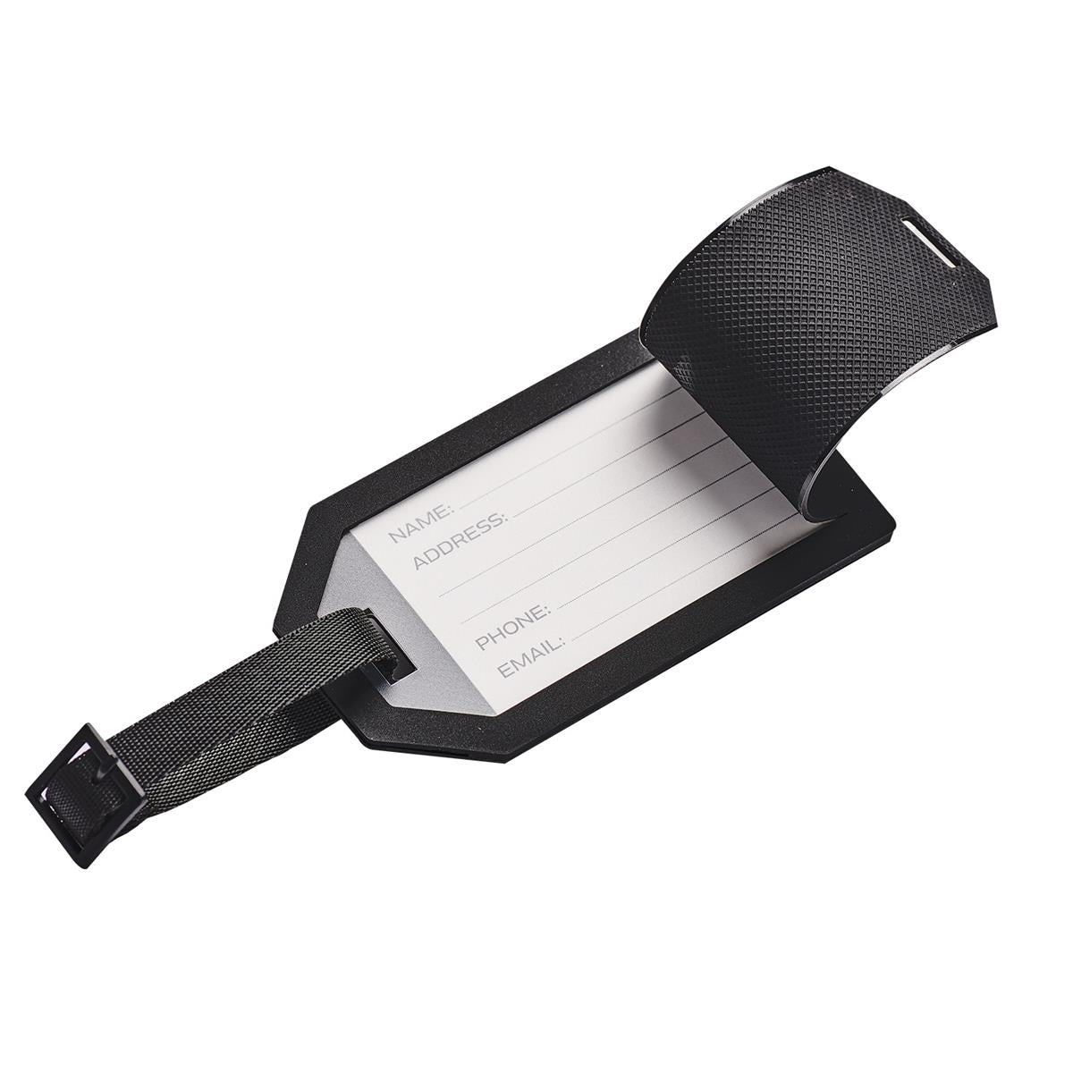 Nomad Luggage Tag - Black - Front
