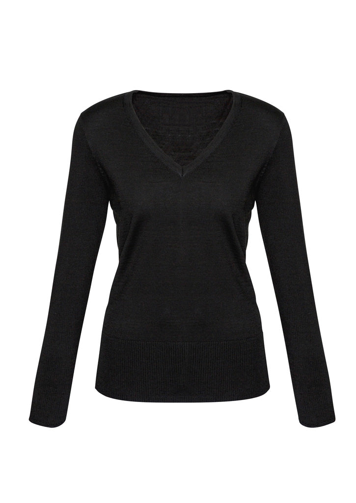 Milano Womens Pullover - Black - Front