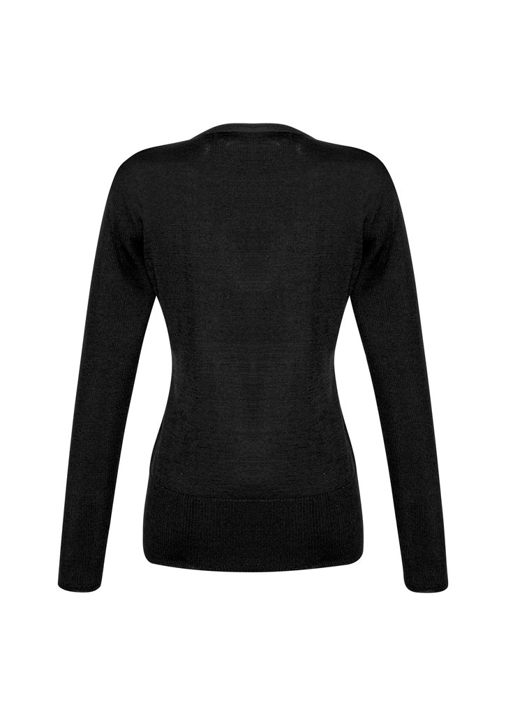 Milano Womens Pullover - Black - Back