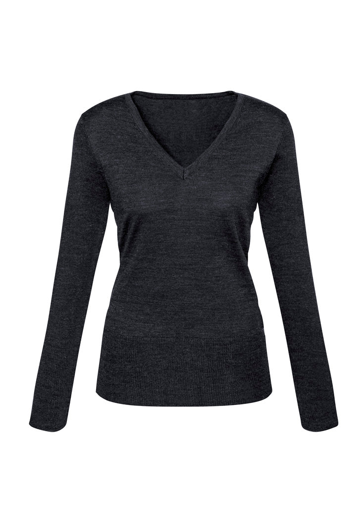 Milano Womens Pullover - Charcoal - Front