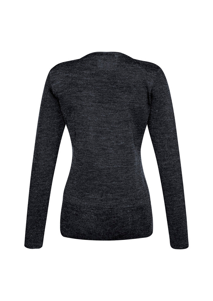 Milano Womens Pullover - Charcoal - Back