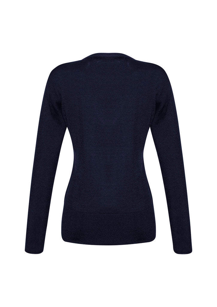 Milano Womens Pullover - Navy - Back
