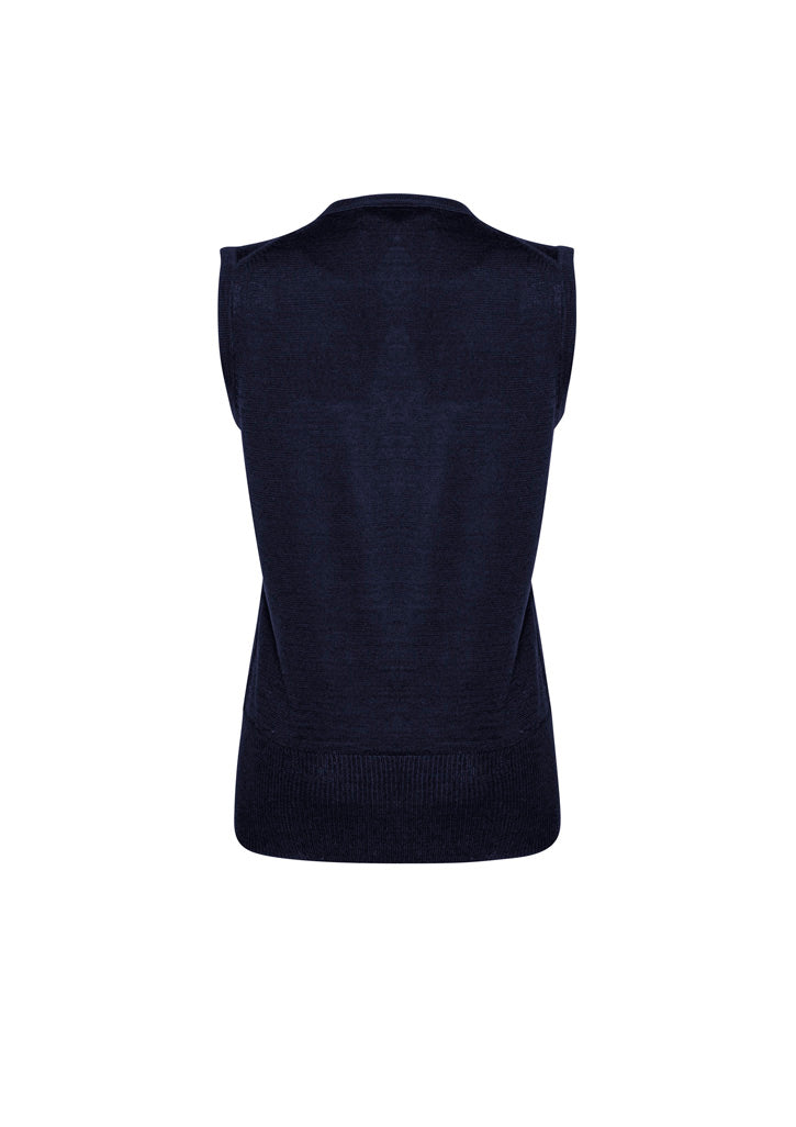 Milano Womens Vest - Navy - Back