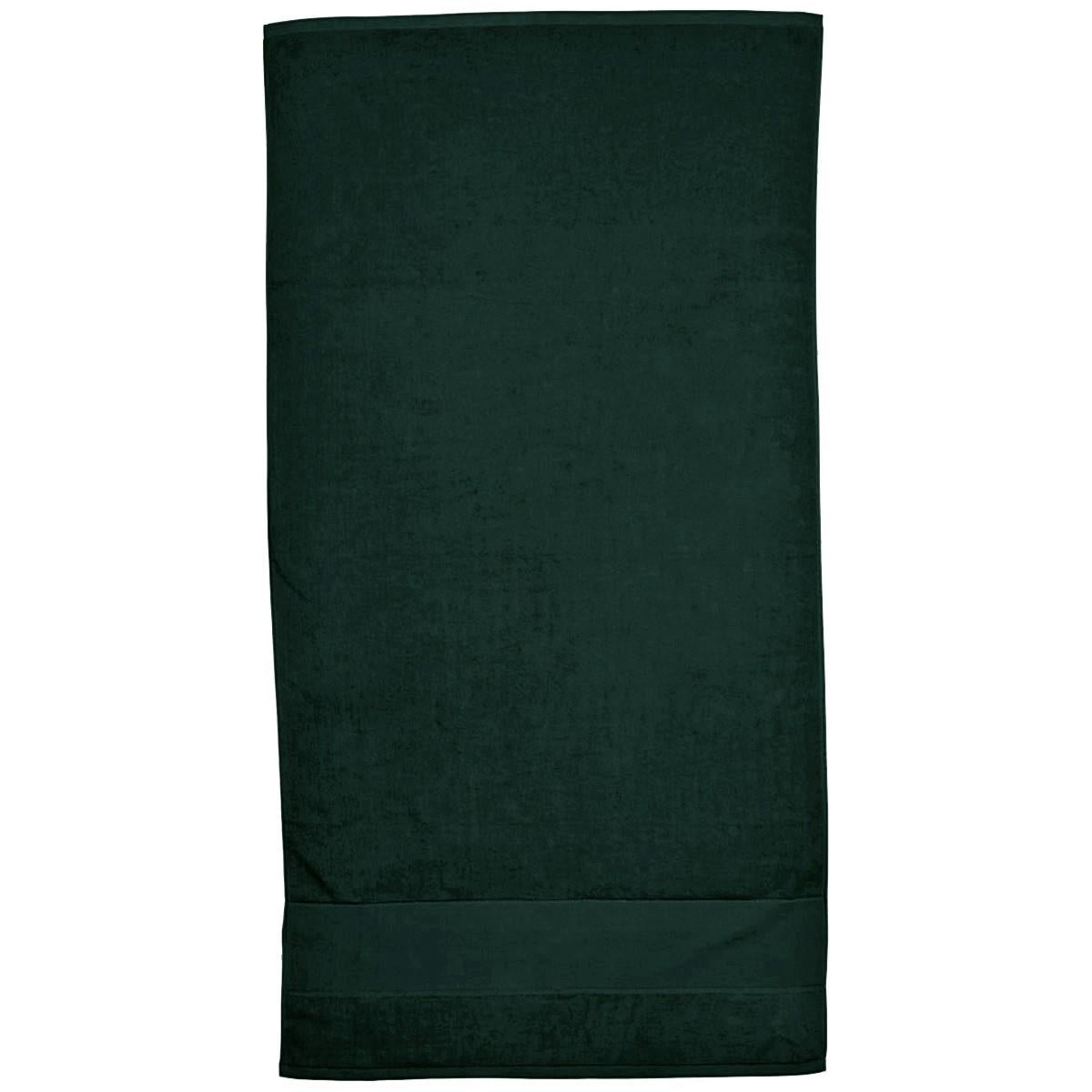 Terry Velour Towel - Light Black - Front