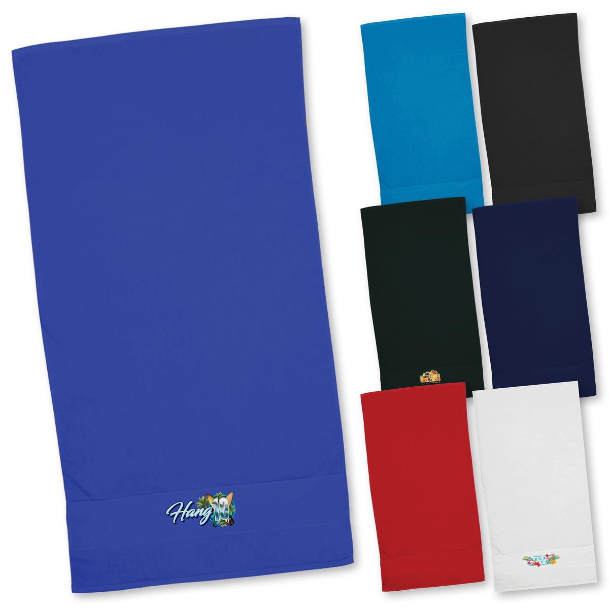Terry Velour Towel - view