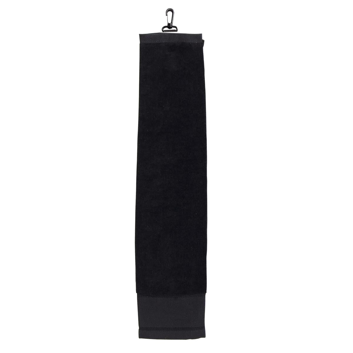 Golf Towel - Black - Front